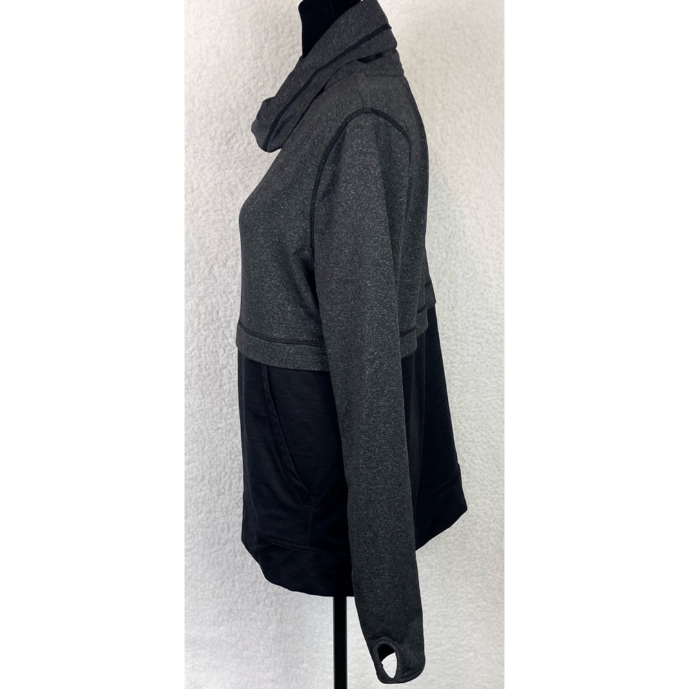 COTTON ON BODY • Black/Grey Pullover Cowl-neck Athletic Sweater, M - Picture 5 of 14